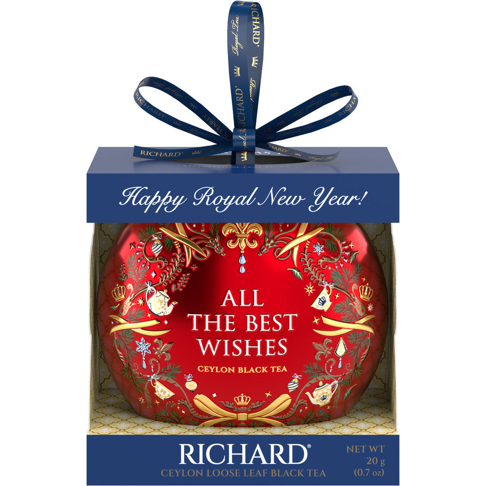 "All The Best Wishes" 缶入り セイロン紅茶 （クリスマス・トイ型 ）20g